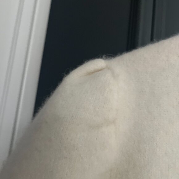 Derek Lam 10 Crosby Cream Puff sleeve knit sweater, M - Picture 6 of 7